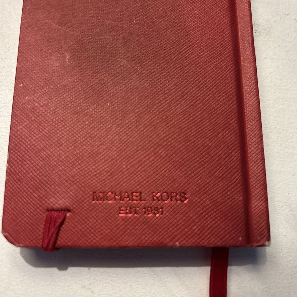 Michael Kors Giftables MK Fashion‎ Notebook Journal Diary Red mini accessory
